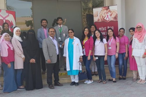 Thumbay Medical & Dental Specialty Centre Sharjah conducts Breast Cancer Awareness Campaign