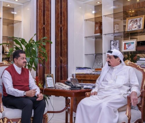 His Highness Sheikh Humaid Bin Rashid Al Nuaimi Receives Ajman-based Businessman Dr. ThumbayMoideen