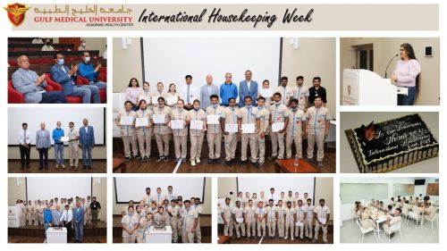 Celebrating International Housekeeping Week @ Gulf Medical University, Ajman