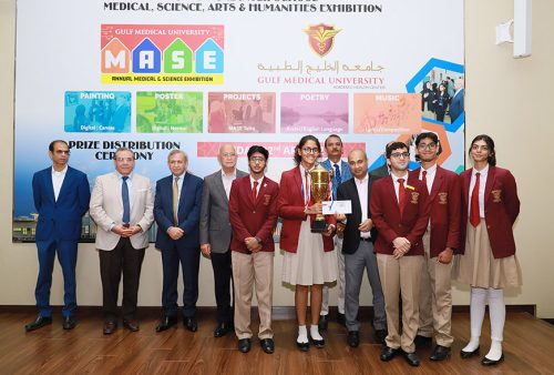 Gulf Medical University inspires 3000 Students at 15th Annual Medical and Science Exhibition to pursue careers in Health Professions Education