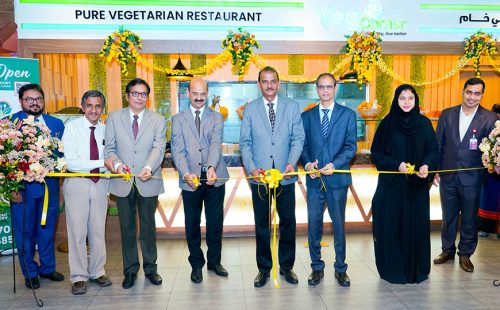 Pure Vegetarian Indian Restaurant Veg Corner Opens Outlet at Thumbay Food Court at Thumbay Medicity Ajman